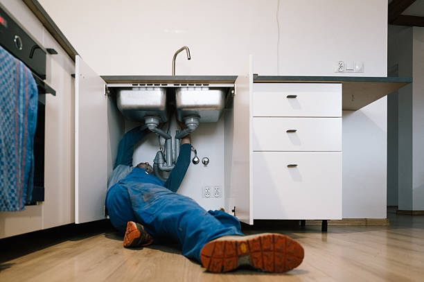 Professional Drain Cleaning technician working in Harrodsburg, KY